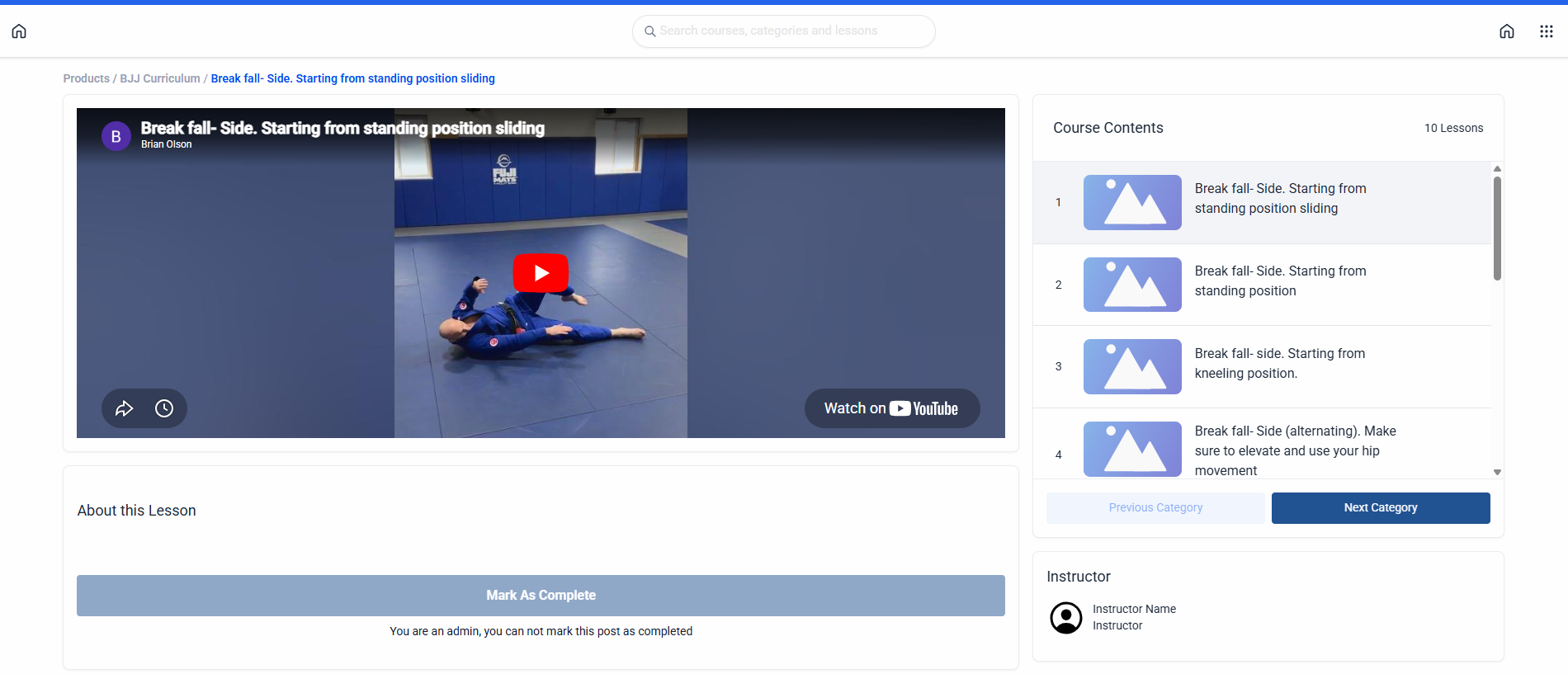 Video and Course Content